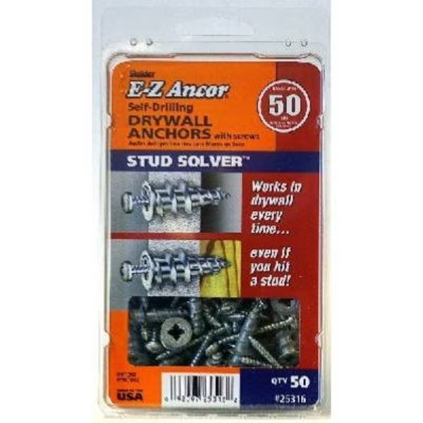 50PK50 Stud Dry Anchor, Itw, Mfr#: 25316